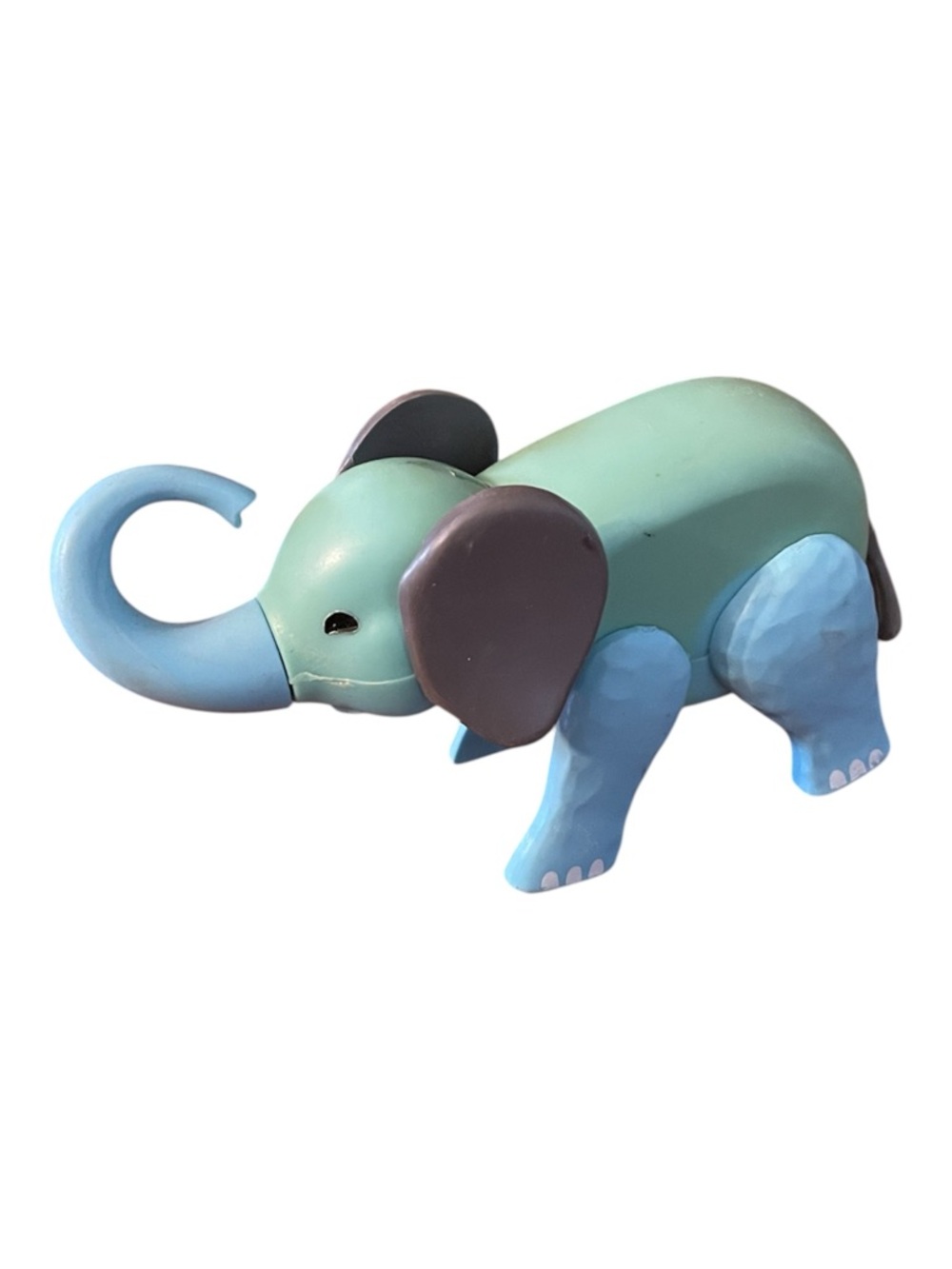 Vintage Hong Kong Plastic Elephant Figurine Toy